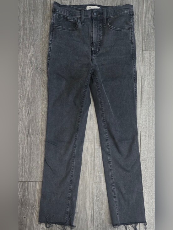 Madewell Denim - Madewell Straight-Leg High-Rise Jeans in Washed Black #236